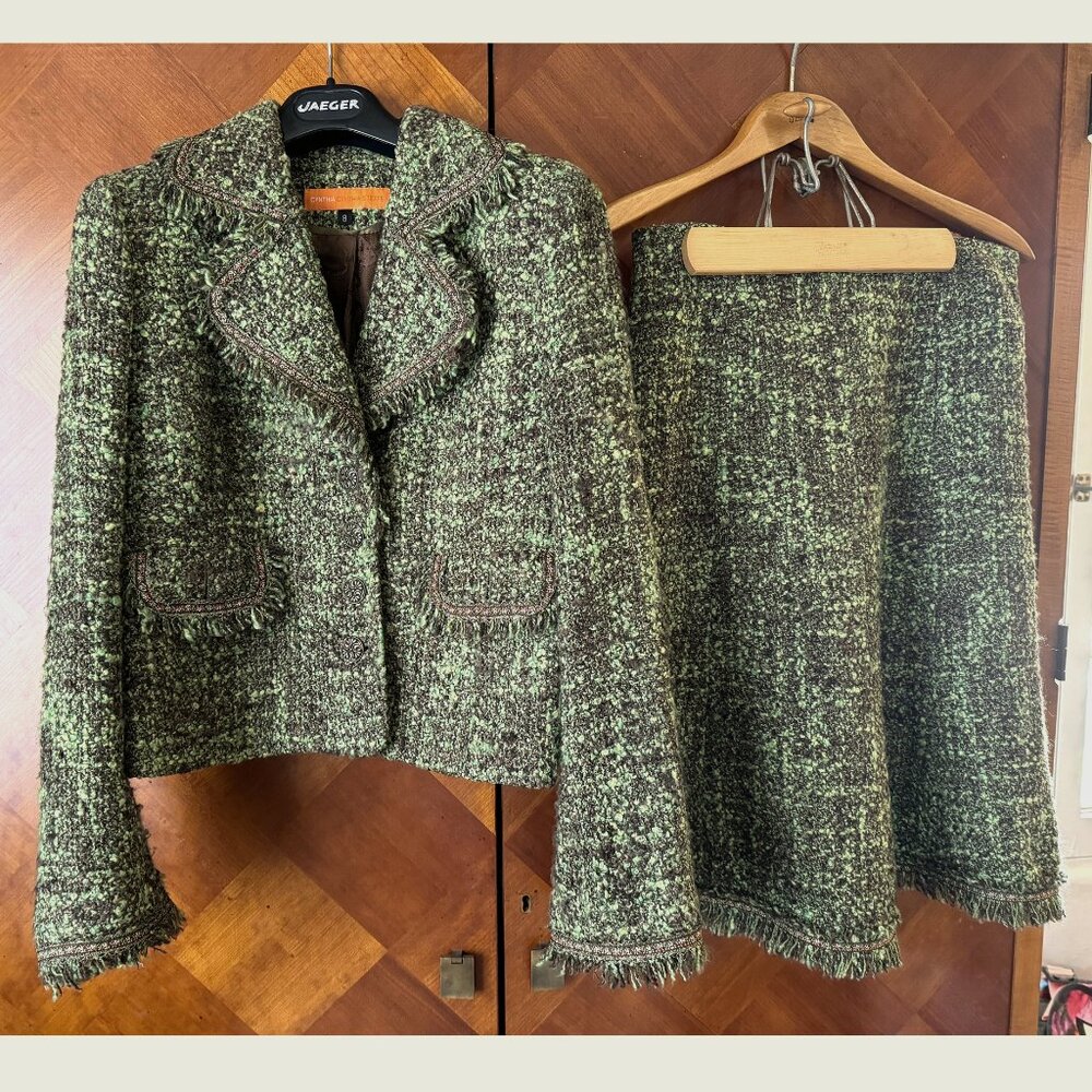 Cynthia Steffe Fringe-trimmed suit size 8